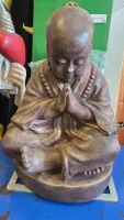 Monk Shaolin Statue - Gold colour