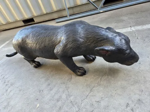 Black panther statue Fiberglass