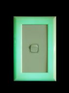 Glow in the dark light switch marker.