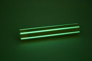 Glow in the dark hand rail covers.