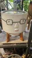 FACE WITH GLASSES WATER FOUNTAIN