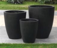Premium Lightweight Terrazzo Tall Round Planter - 4 sizes